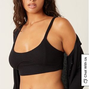 LA Hearts by PacSun Lounge Daylight Ribbed Bracelet in Black NWT Medium